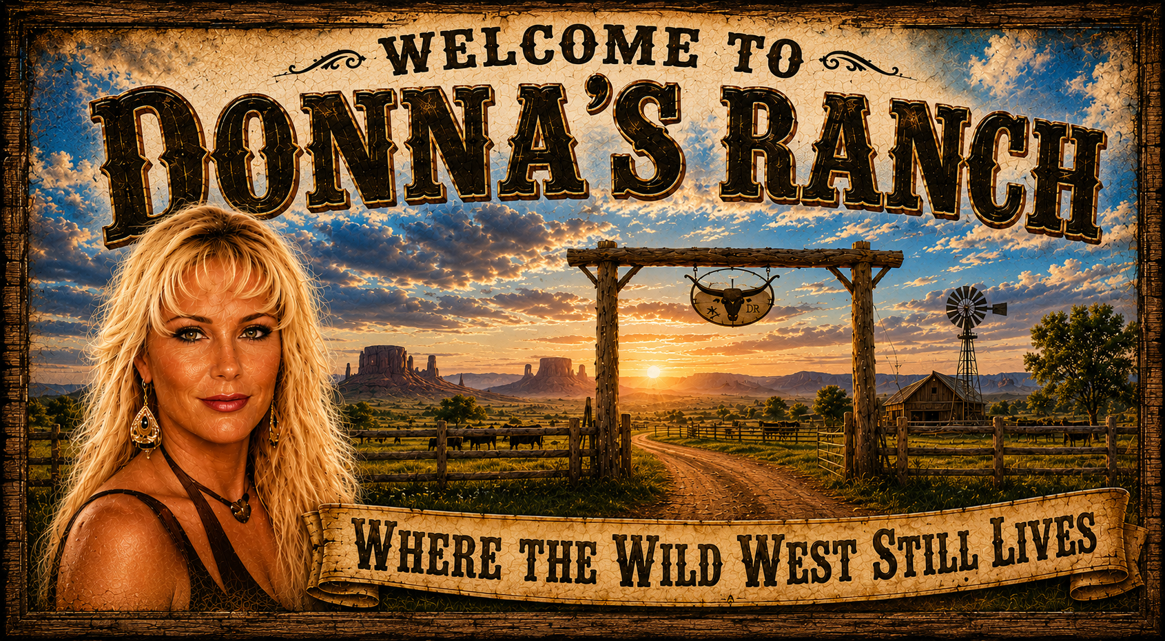 Welcome to Donna's Ranch - Where the Wild West Still Lives